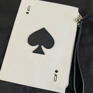 Kate Spade Taft Street Harriet Queen of Spades Card Wristlet - Used Once